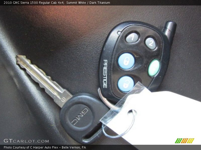 Summit White / Dark Titanium 2010 GMC Sierra 1500 Regular Cab 4x4