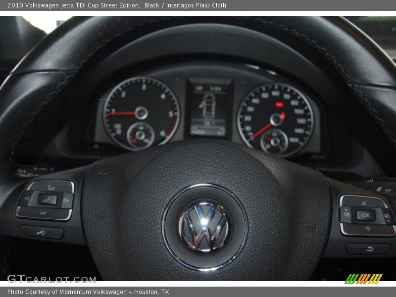 Black / Interlagos Plaid Cloth 2010 Volkswagen Jetta TDI Cup Street Edition