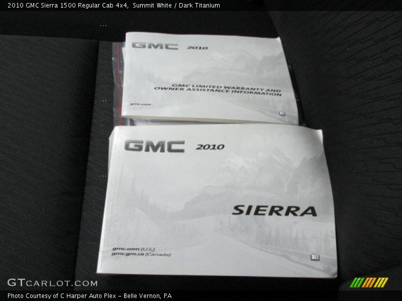 Summit White / Dark Titanium 2010 GMC Sierra 1500 Regular Cab 4x4