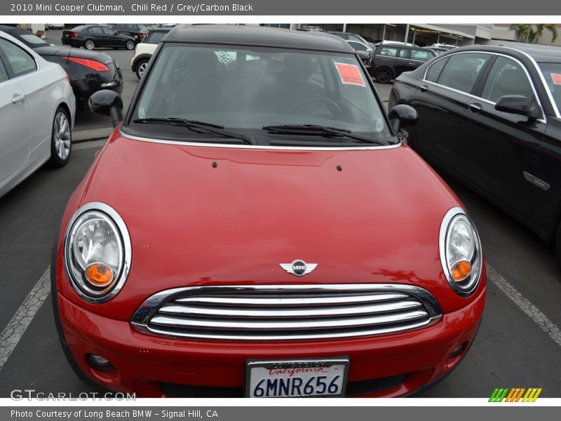 Chili Red / Grey/Carbon Black 2010 Mini Cooper Clubman