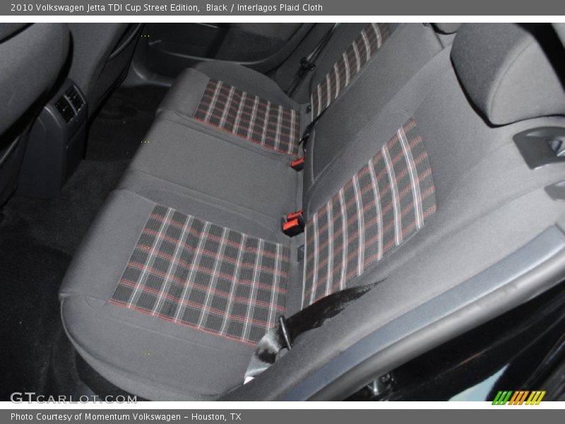 Black / Interlagos Plaid Cloth 2010 Volkswagen Jetta TDI Cup Street Edition