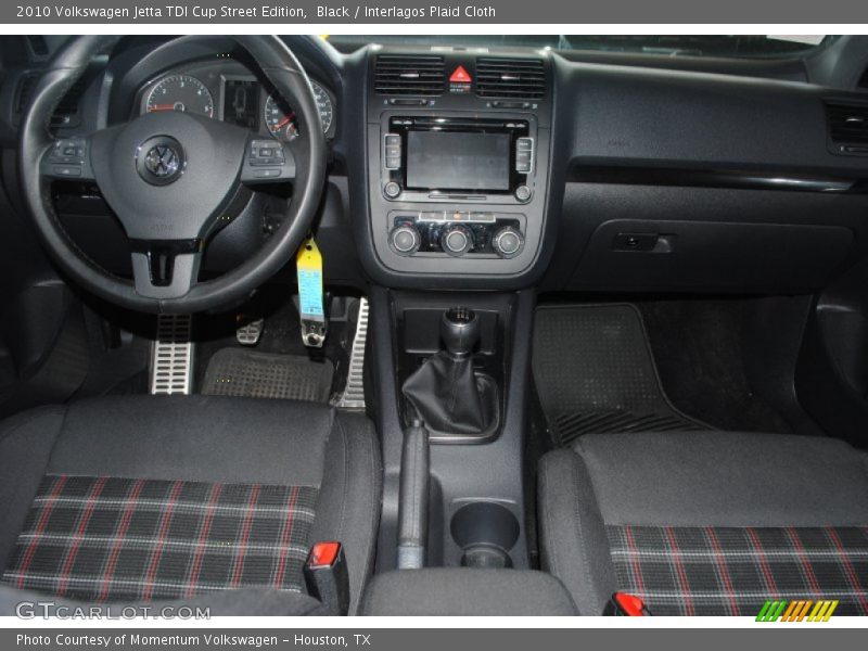 Black / Interlagos Plaid Cloth 2010 Volkswagen Jetta TDI Cup Street Edition