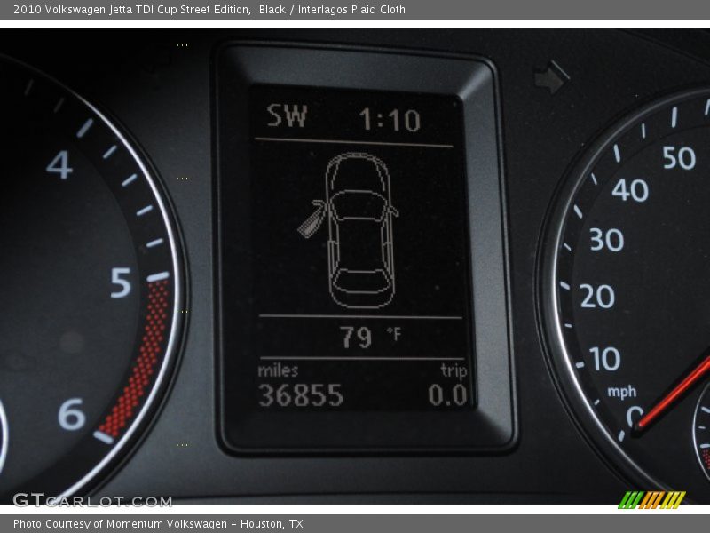 Black / Interlagos Plaid Cloth 2010 Volkswagen Jetta TDI Cup Street Edition