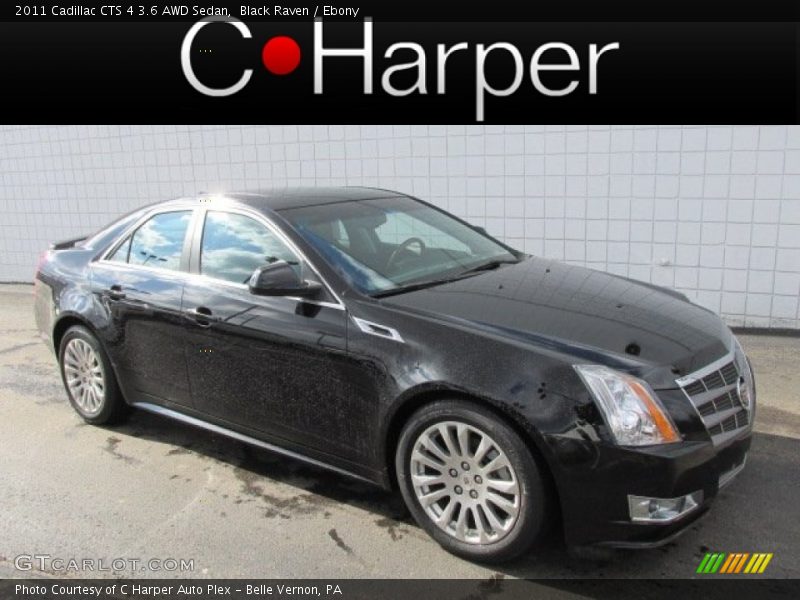 Black Raven / Ebony 2011 Cadillac CTS 4 3.6 AWD Sedan