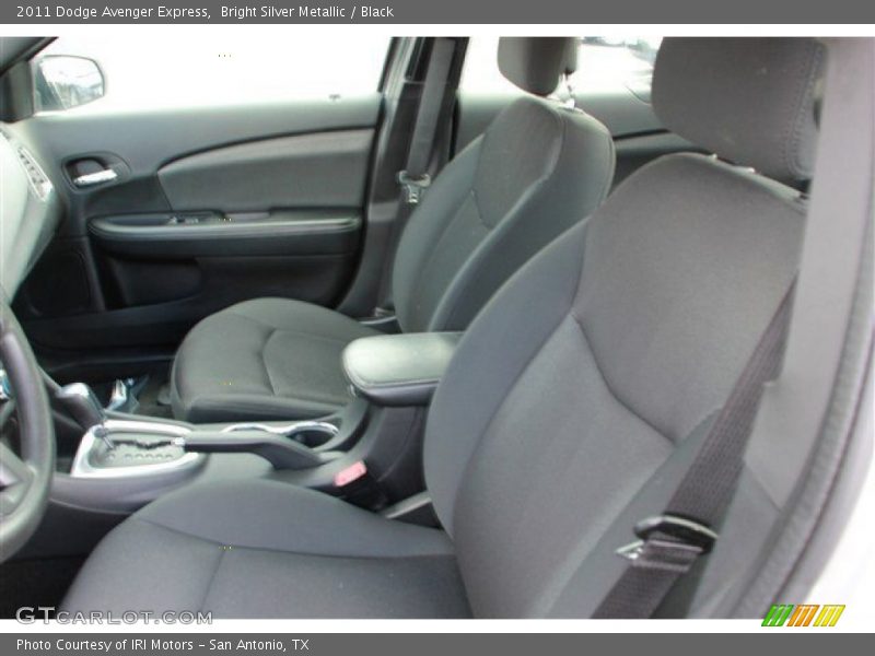Bright Silver Metallic / Black 2011 Dodge Avenger Express