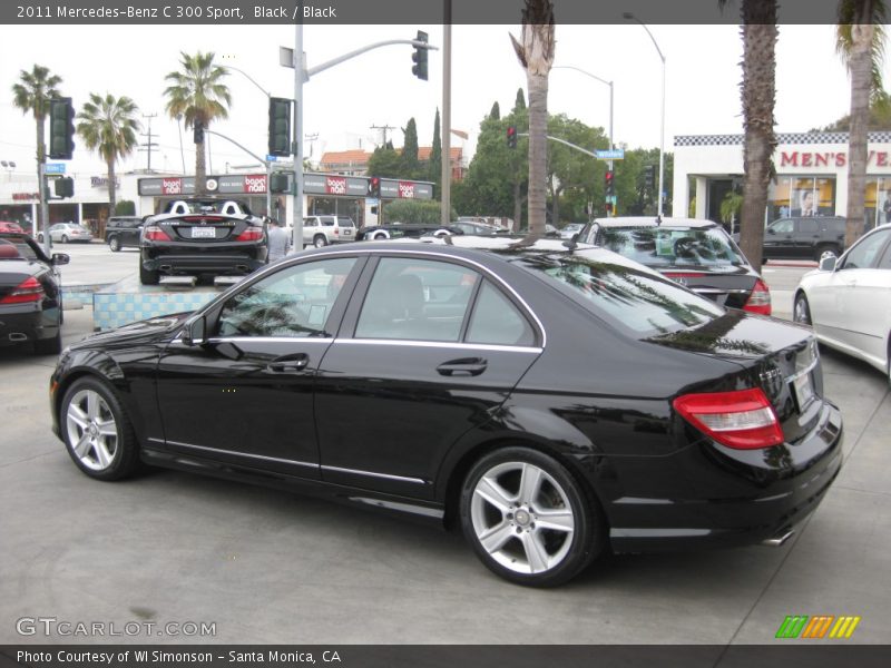 Black / Black 2011 Mercedes-Benz C 300 Sport