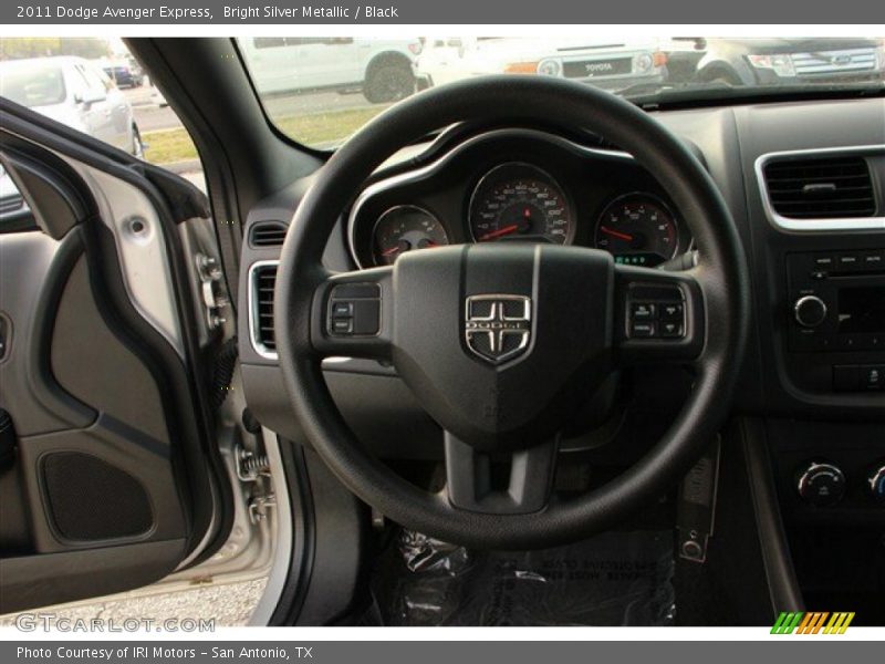 Bright Silver Metallic / Black 2011 Dodge Avenger Express