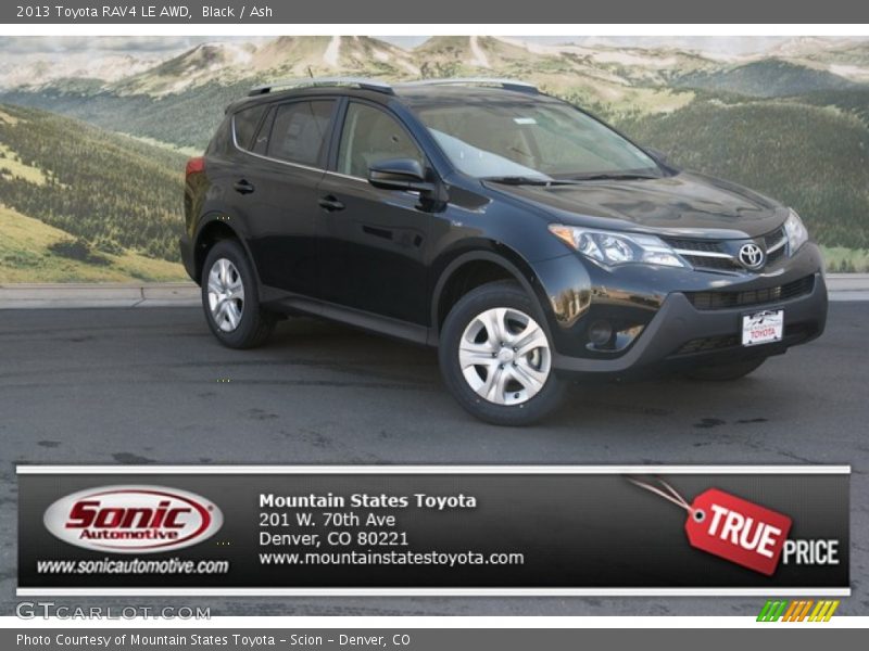 Black / Ash 2013 Toyota RAV4 LE AWD