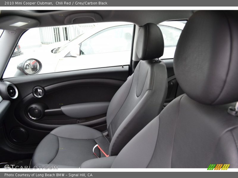 Chili Red / Grey/Carbon Black 2010 Mini Cooper Clubman