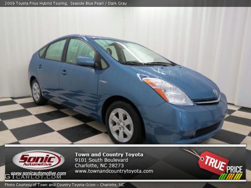 Seaside Blue Pearl / Dark Gray 2009 Toyota Prius Hybrid Touring