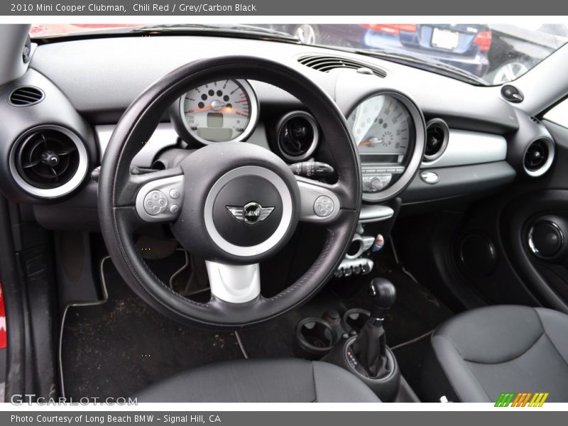 Chili Red / Grey/Carbon Black 2010 Mini Cooper Clubman
