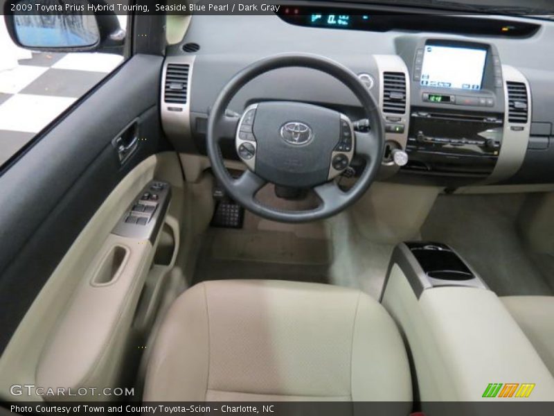 Seaside Blue Pearl / Dark Gray 2009 Toyota Prius Hybrid Touring