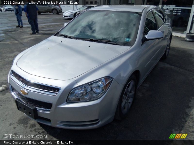 Silver Ice Metallic / Ebony 2012 Chevrolet Malibu LT