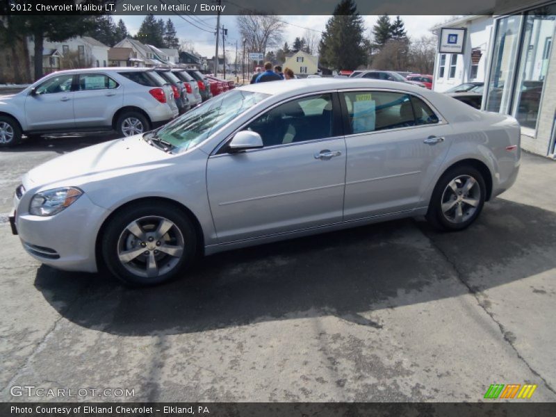 Silver Ice Metallic / Ebony 2012 Chevrolet Malibu LT