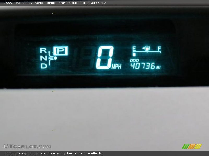 Seaside Blue Pearl / Dark Gray 2009 Toyota Prius Hybrid Touring