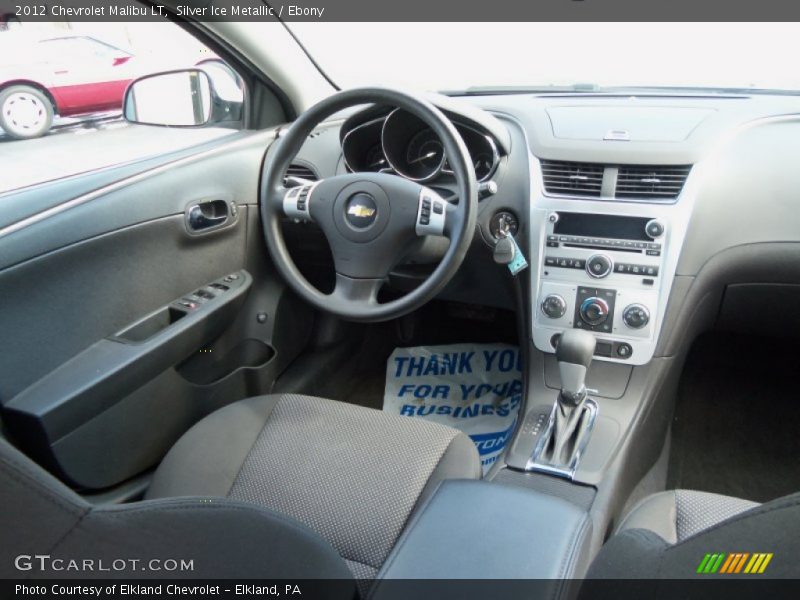 Silver Ice Metallic / Ebony 2012 Chevrolet Malibu LT