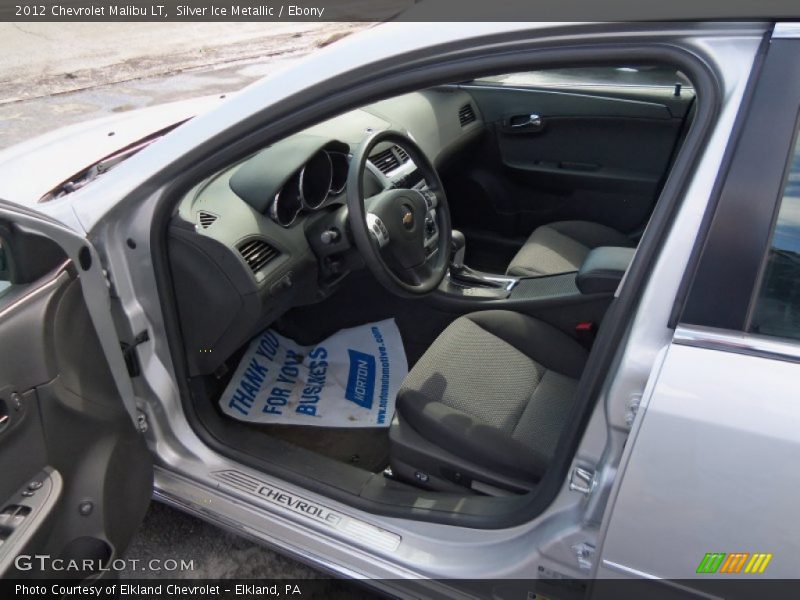 Silver Ice Metallic / Ebony 2012 Chevrolet Malibu LT