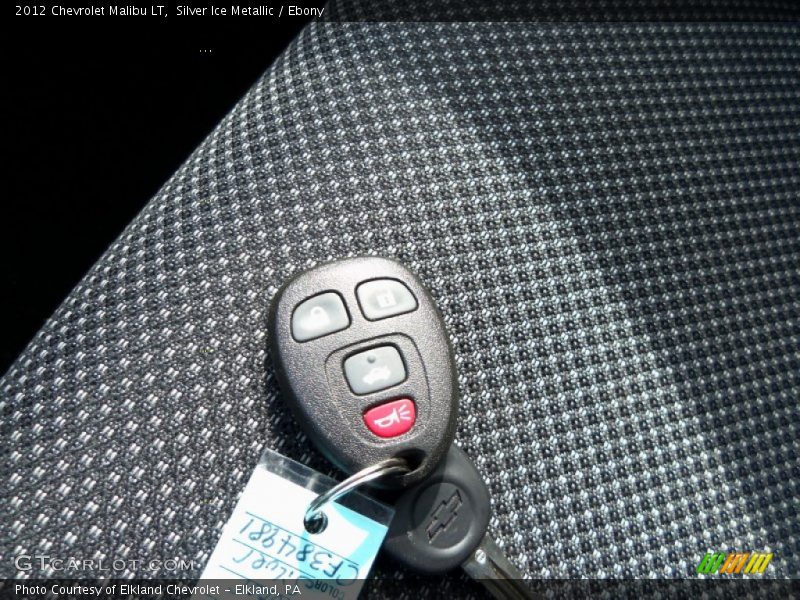Silver Ice Metallic / Ebony 2012 Chevrolet Malibu LT