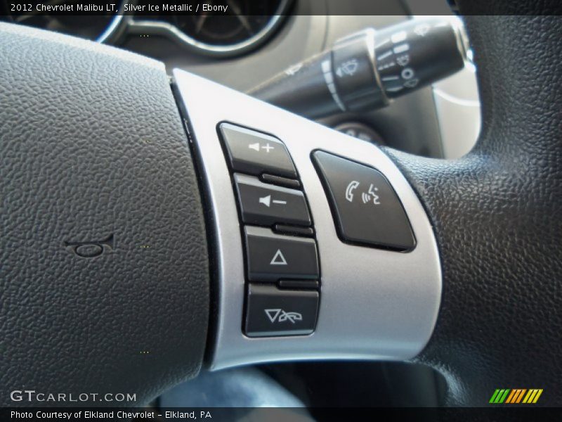 Silver Ice Metallic / Ebony 2012 Chevrolet Malibu LT