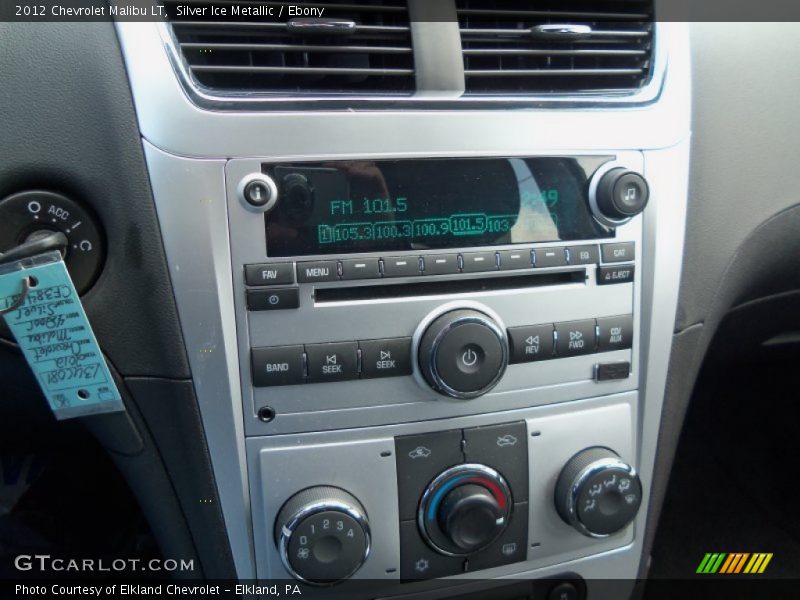 Silver Ice Metallic / Ebony 2012 Chevrolet Malibu LT