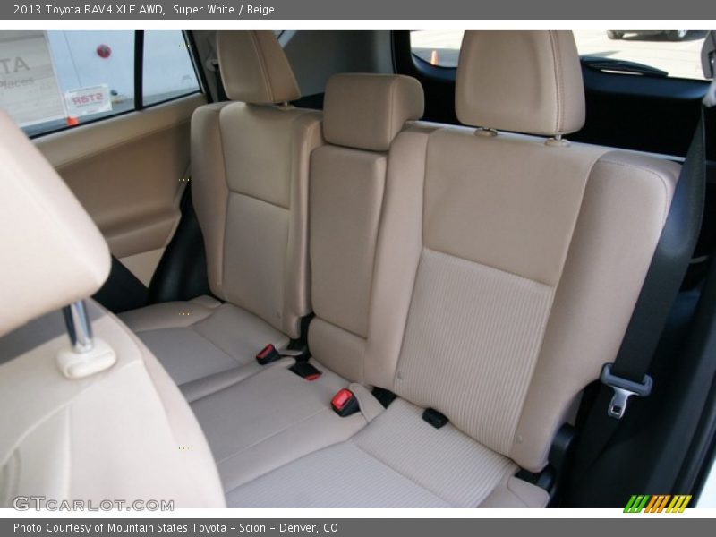 Super White / Beige 2013 Toyota RAV4 XLE AWD
