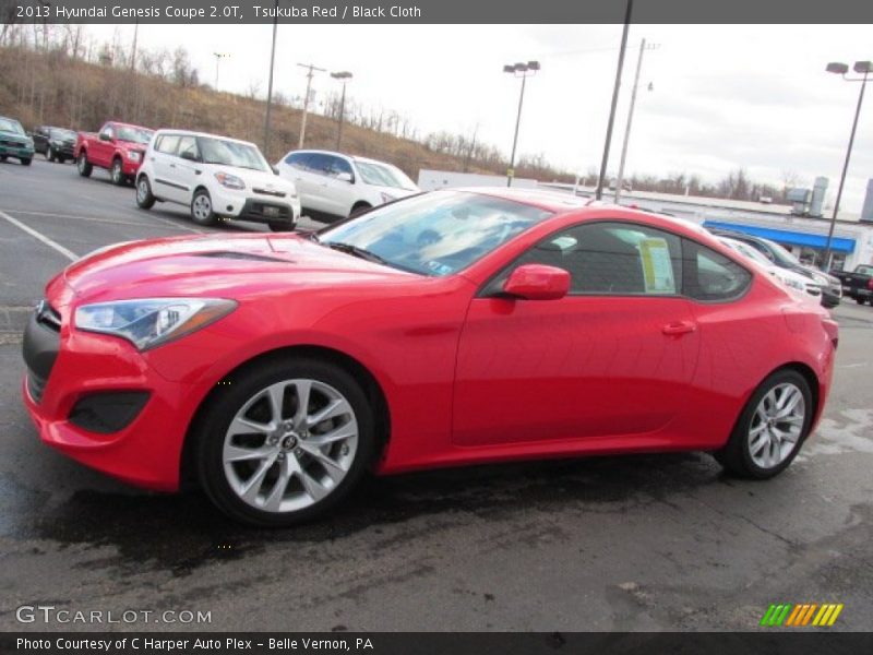 Tsukuba Red / Black Cloth 2013 Hyundai Genesis Coupe 2.0T