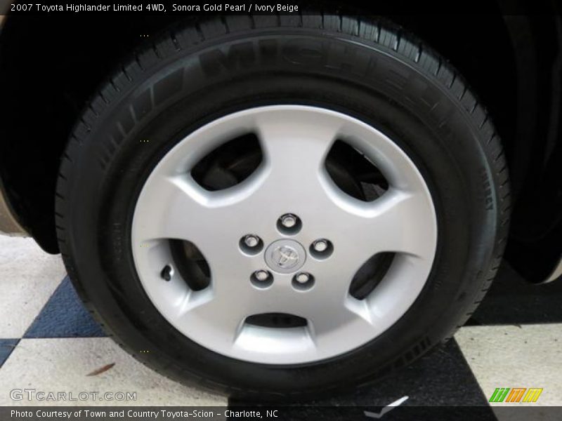 Sonora Gold Pearl / Ivory Beige 2007 Toyota Highlander Limited 4WD