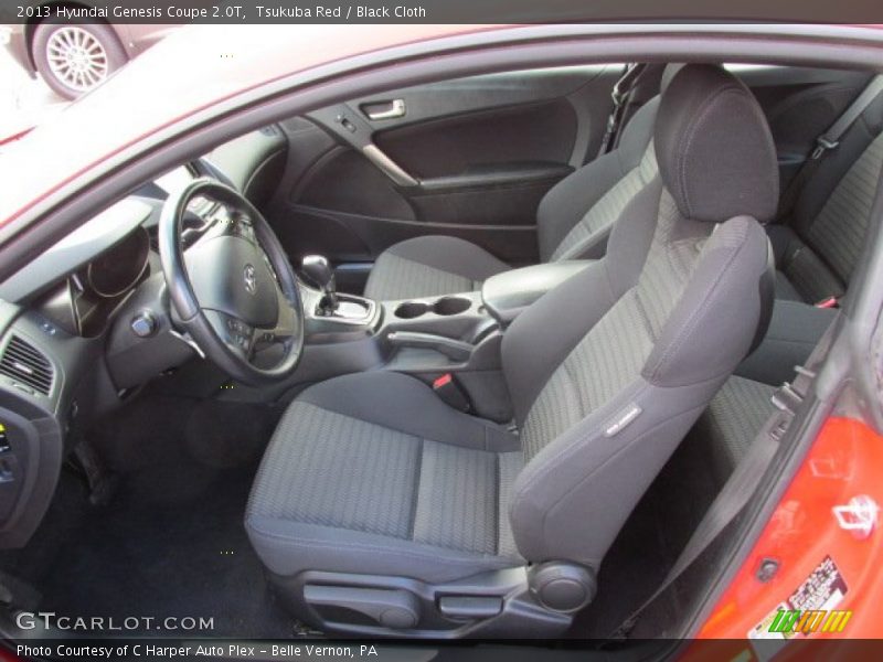 Front Seat of 2013 Genesis Coupe 2.0T