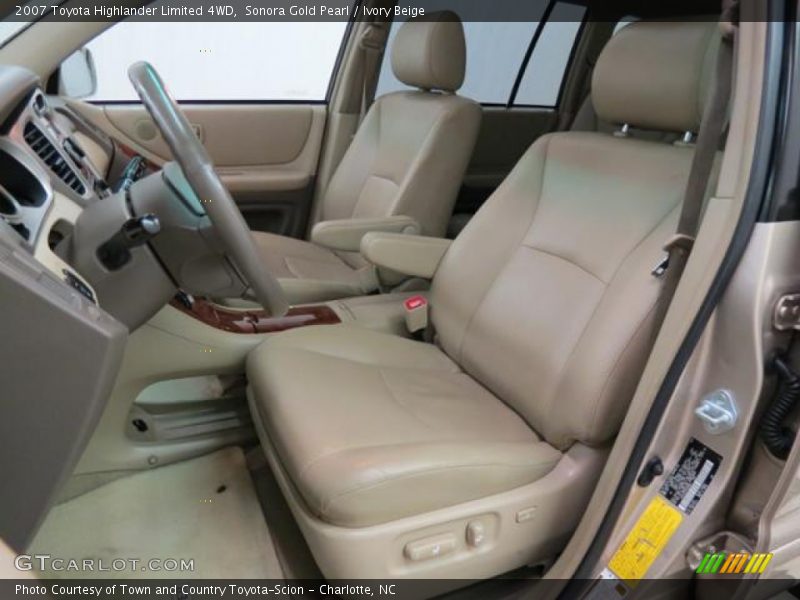 Sonora Gold Pearl / Ivory Beige 2007 Toyota Highlander Limited 4WD