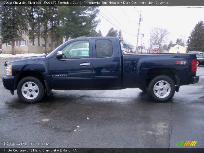  2010 Silverado 1500 LTZ Extended Cab 4x4 Imperial Blue Metallic