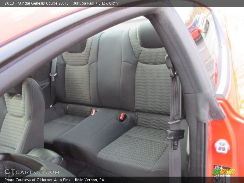 Rear Seat of 2013 Genesis Coupe 2.0T