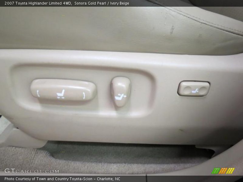 Sonora Gold Pearl / Ivory Beige 2007 Toyota Highlander Limited 4WD