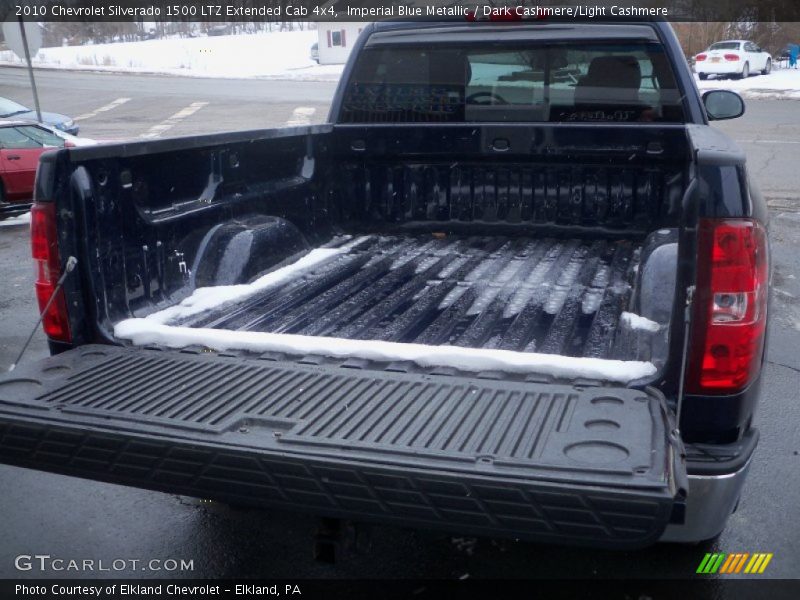 Imperial Blue Metallic / Dark Cashmere/Light Cashmere 2010 Chevrolet Silverado 1500 LTZ Extended Cab 4x4