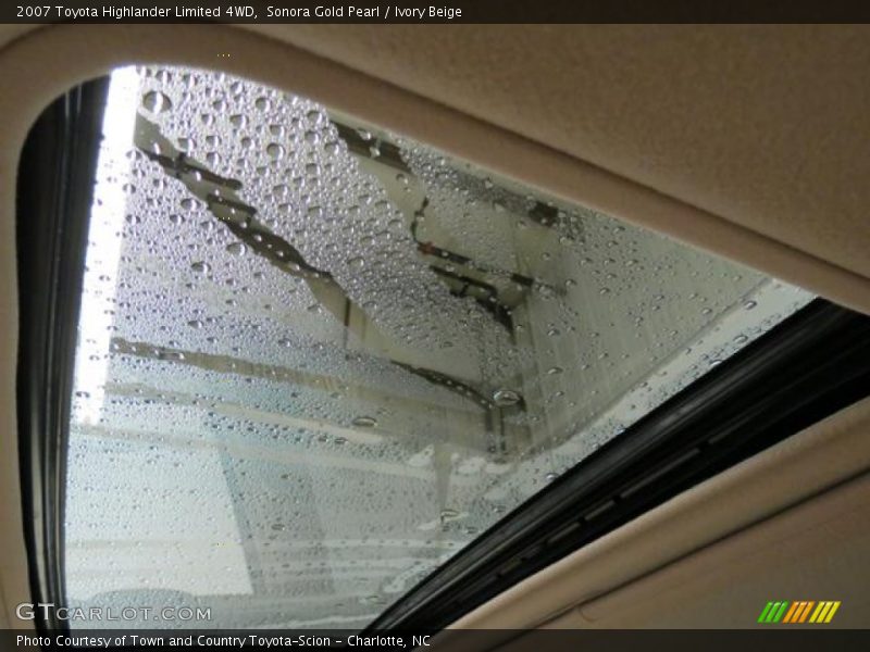 Sonora Gold Pearl / Ivory Beige 2007 Toyota Highlander Limited 4WD