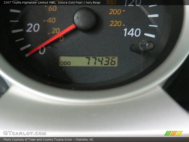 Sonora Gold Pearl / Ivory Beige 2007 Toyota Highlander Limited 4WD