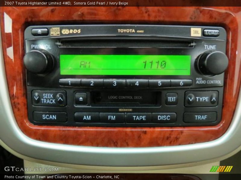 Sonora Gold Pearl / Ivory Beige 2007 Toyota Highlander Limited 4WD