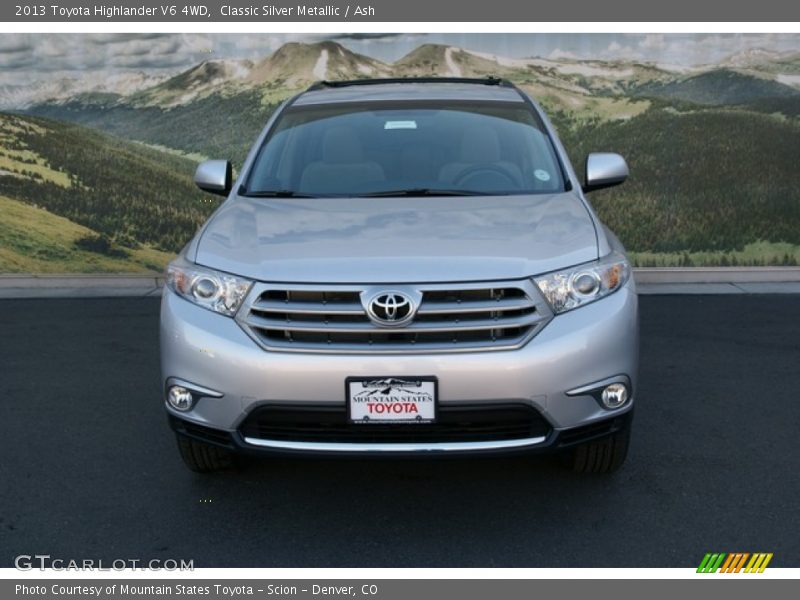 Classic Silver Metallic / Ash 2013 Toyota Highlander V6 4WD