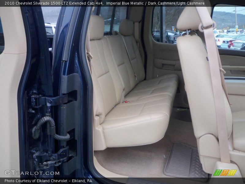 Imperial Blue Metallic / Dark Cashmere/Light Cashmere 2010 Chevrolet Silverado 1500 LTZ Extended Cab 4x4
