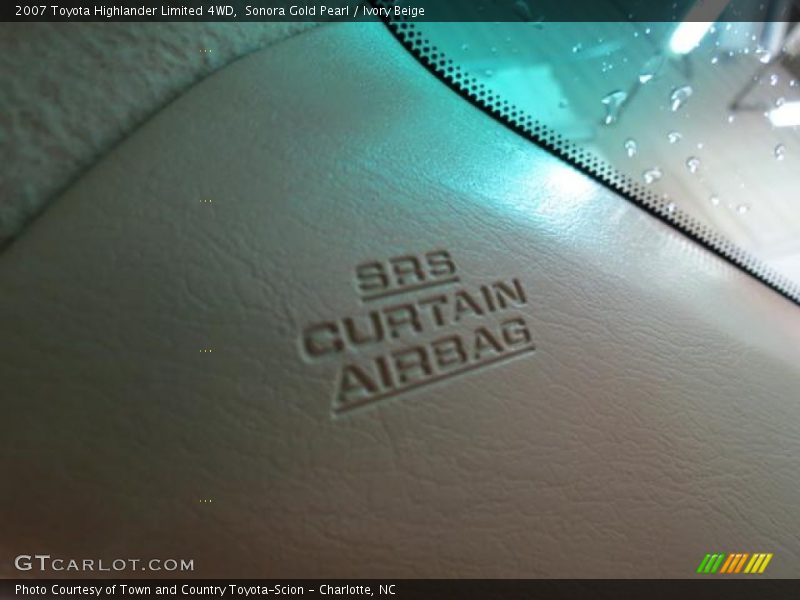 Sonora Gold Pearl / Ivory Beige 2007 Toyota Highlander Limited 4WD