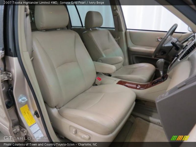 Sonora Gold Pearl / Ivory Beige 2007 Toyota Highlander Limited 4WD