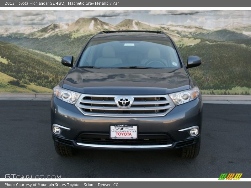 Magnetic Gray Metallic / Ash 2013 Toyota Highlander SE 4WD