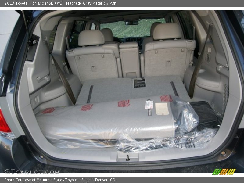 Magnetic Gray Metallic / Ash 2013 Toyota Highlander SE 4WD
