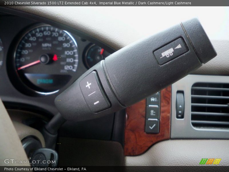 Imperial Blue Metallic / Dark Cashmere/Light Cashmere 2010 Chevrolet Silverado 1500 LTZ Extended Cab 4x4