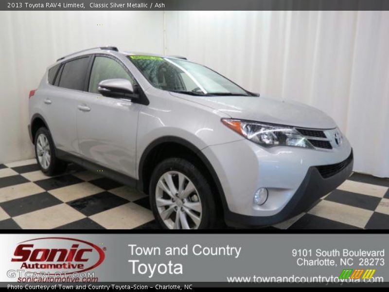 Classic Silver Metallic / Ash 2013 Toyota RAV4 Limited