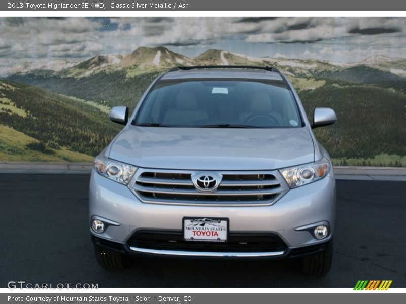 Classic Silver Metallic / Ash 2013 Toyota Highlander SE 4WD