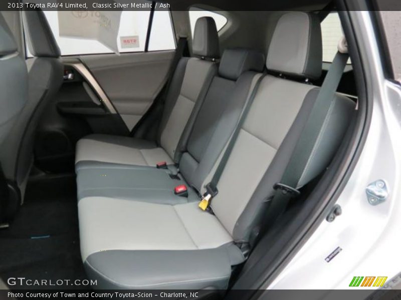 Rear Seat of 2013 RAV4 Limited