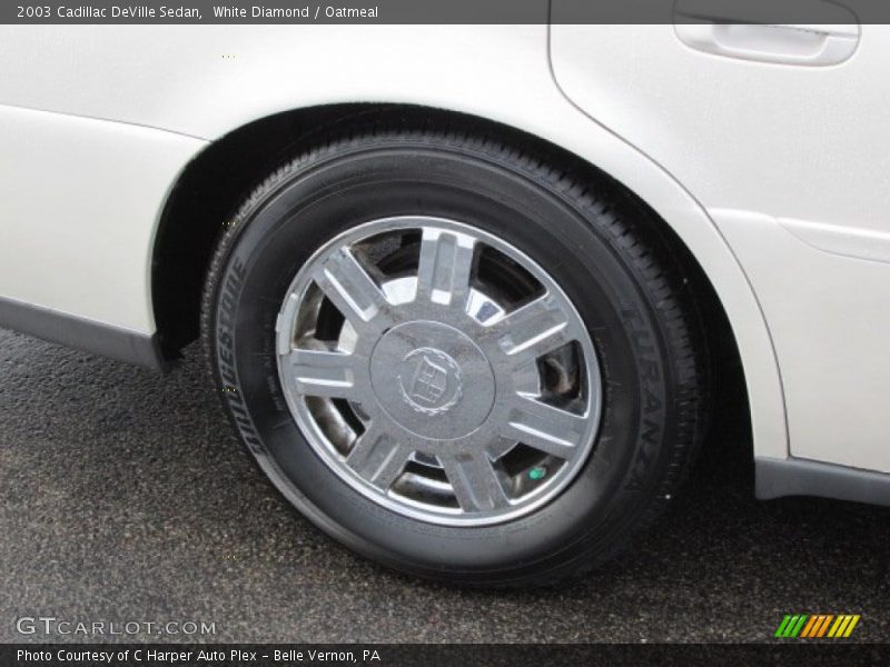 White Diamond / Oatmeal 2003 Cadillac DeVille Sedan