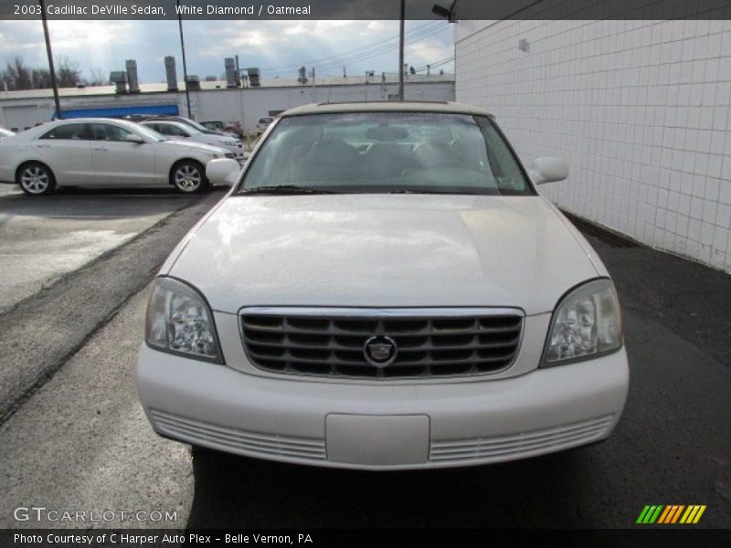 White Diamond / Oatmeal 2003 Cadillac DeVille Sedan