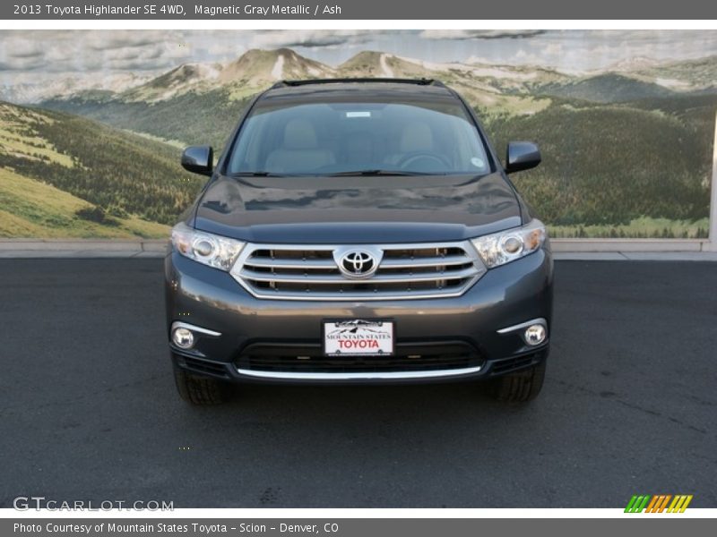 Magnetic Gray Metallic / Ash 2013 Toyota Highlander SE 4WD