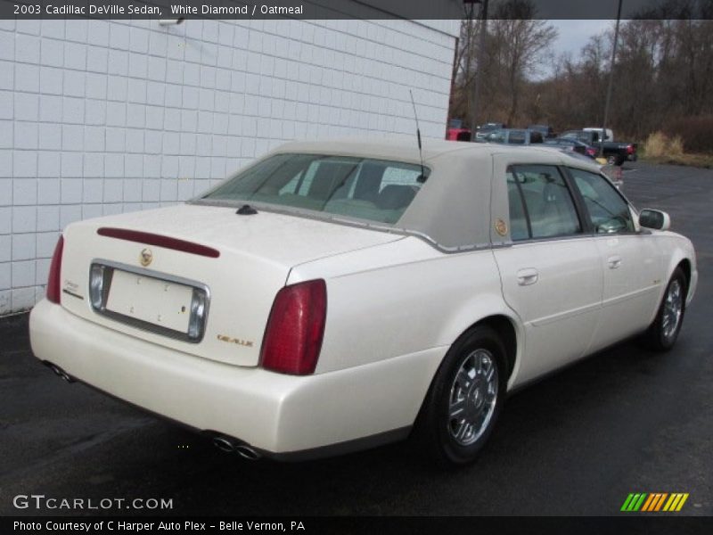 White Diamond / Oatmeal 2003 Cadillac DeVille Sedan